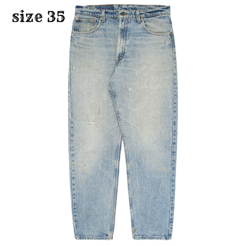 90s Levi's 550 Made in USA Denim Jeans Size 35