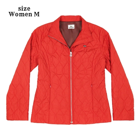 Lacoste Brand Quilted Jacket Women Size M