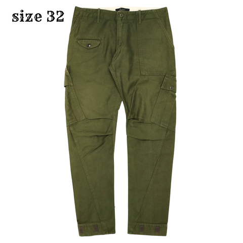 Johnbull Japan Olive Sateen Utility Pants Size L / 32