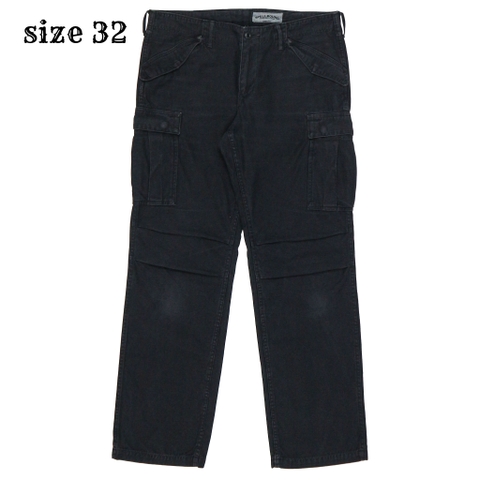 Spell Bound Japan Black Sateen Cargo Pants Size 32