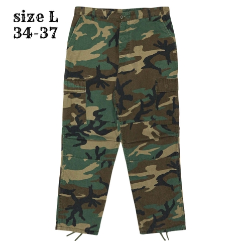 Rothco Woodland Camo Combat Trousers Size L