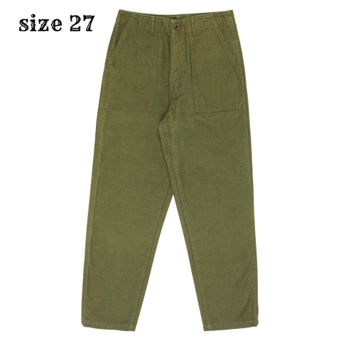 3/8 par Plage Made in Japan Olive Baker Pants Size 27