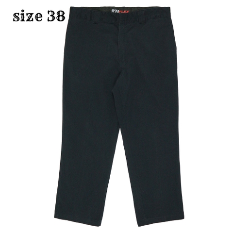 Dickies 874 Black Work Uniform Pants Size 38