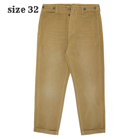 LEVI’S VINTAGE CLOTHING 1920s Model Khaki Trousers Size 32