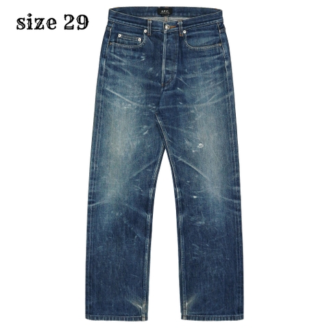 Faded A.P.C. Made in JP Selvedge Denim Jeans Size 29