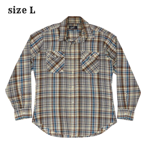 Vintage 80s Levi's USA Men Work Shirt Size L