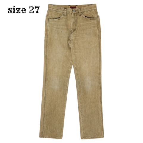 Johnbull Japan Brown Denim Slim Pants Size 27