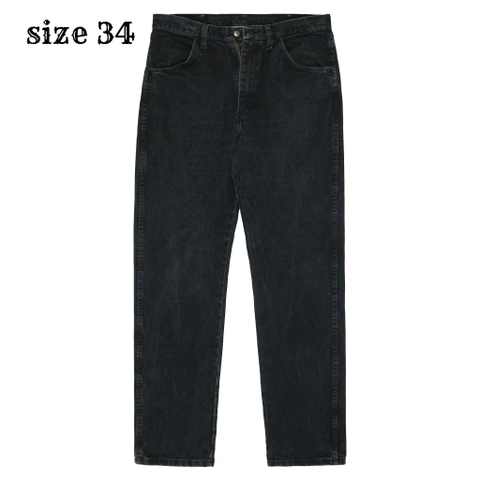 00s Rustler Black Denim Worker Jeans Size 34