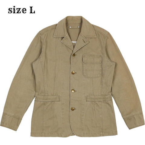 Takeo Kikuchi Brown Cotton Field Jacket Size L