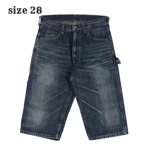 00s Levi's Denim Slim Carpenter Shorts Size 28