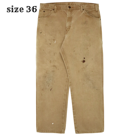 Dickies Faded Canvas Carpenter Pants Size 36