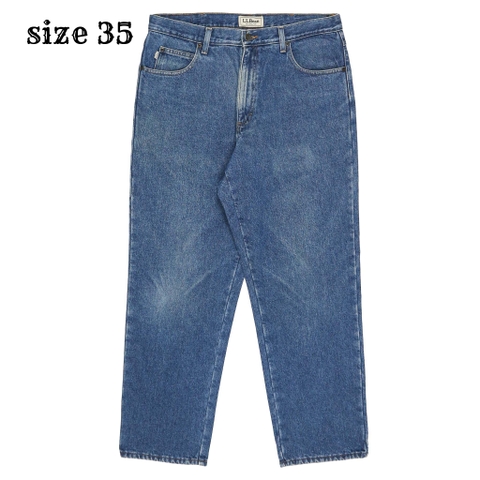 90s L.L.Bean Denim Relaxed Fit Jeans Size 35