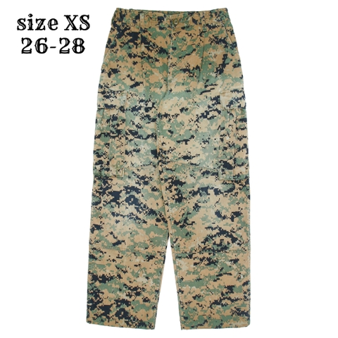 USMC Marpat Camo Combat Trousers Size XS