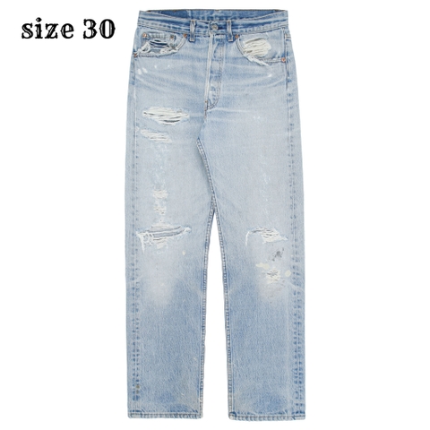 90s Levi's 501 Made in USA Denim Jeans Size 30