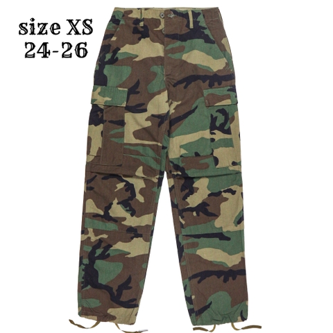 Civil Edition Woodland Camo Combat Trousers Size XS
