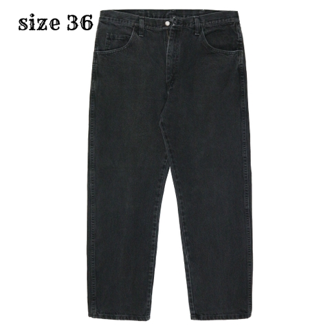 00s Rustler Black Denim Worker Jeans Size 36