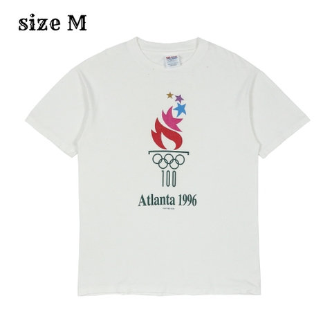 Vtg 90s Hanes USA Olympic Atlanta ‘96 T-Shirt Size M