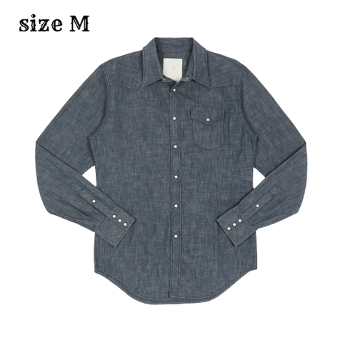 Mouse Design Japan Chambray Western Shirt Size M