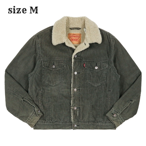 00s Levi's Corduroy Sherpa-lined Trucker Jacket Size M