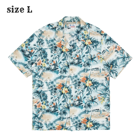 Hawaii Brand Aloha Style Hawaiian Shirt Size L
