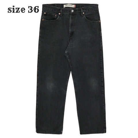2000s Levi's 505 Black Denim Jeans Size 36