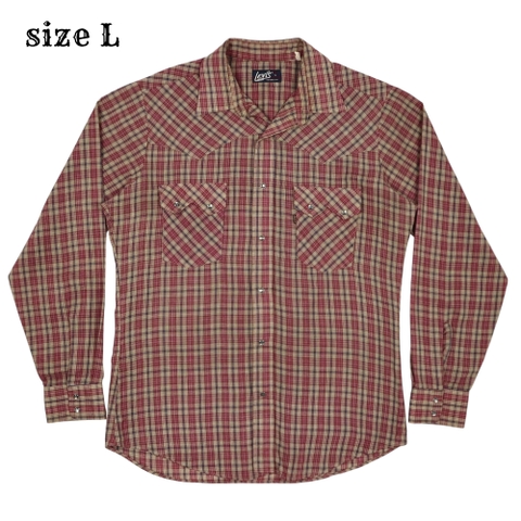 Vintage 80s Levi's USA Western Shirt Size L