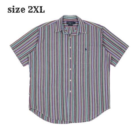 Polo Ralph Lauren Short-sleeve Stripe Shirt Size 2XL