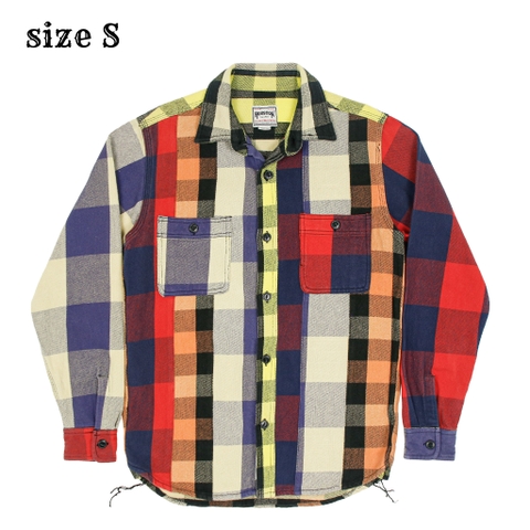 Houston Multi Flannel Work Shirt Size S