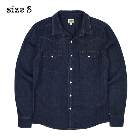 Billvan Denim Western Shirt Style Size S