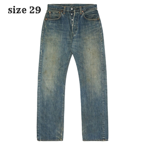 2001 LEVI'S 1947 501 Valencia Factory Selvedge Denim Jeans Size 29
