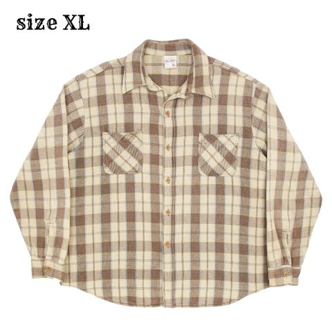 Vintage 70s Big Mac JCPenney Flannel Shirt Size XL