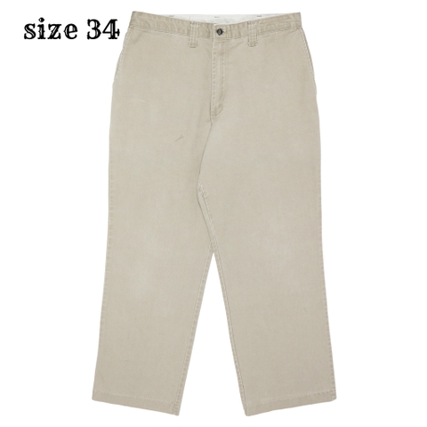Dickies LP310 Cotton Khaki Work Pants Size 34