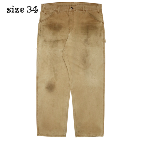 Dickies Faded Canvas Carpenter Pants Size 34