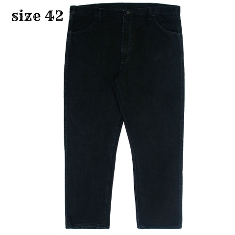 00s Rustler Black Denim Worker Jeans Size 42