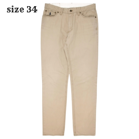 Polo Ralph Lauren Khaki 5-pocket Pants Size 34