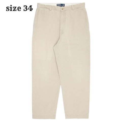 Polo Ralph Lauren Khaki Pants Relaxed Fit Size 34