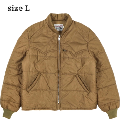 Vtg 70s Lee USA Western Down Jacket Size L