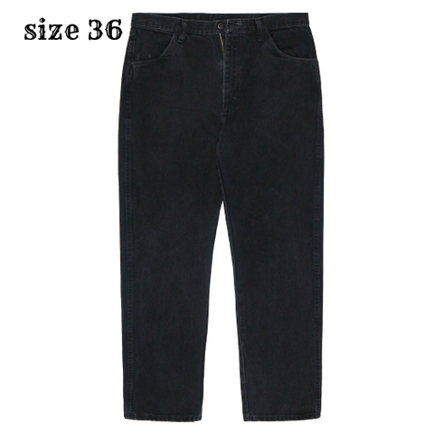 00s Rustler Black Denim Worker Jeans Size 36