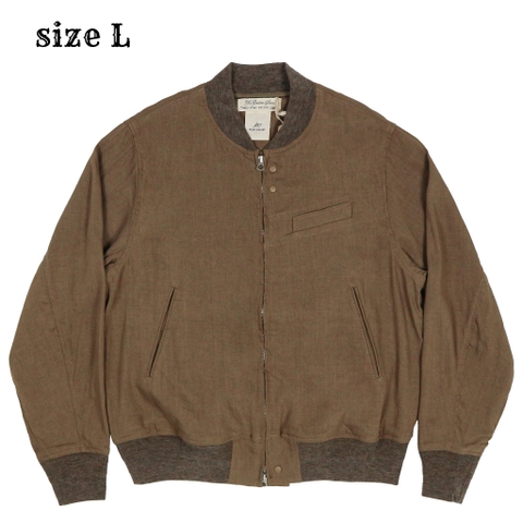 Remi Relief Japan Linen Unlined MA-1 Jacket Size L