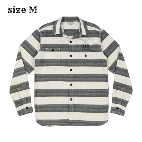 Cootie Japan Made Herringbone Work Shirt Size M