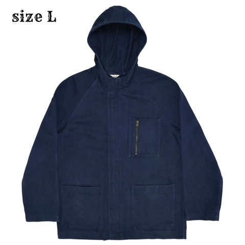 b.b.m. Brand Moleskin Hooded Jacket Size L