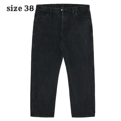 00s Rustler Black Denim Worker Jeans Size 38