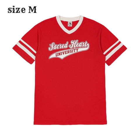 90s Augusta V-neck College Sport T-Shirt Size M