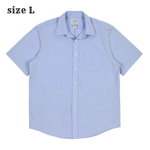 L.L.Bean Oxford Short-sleeve Shirt Size L