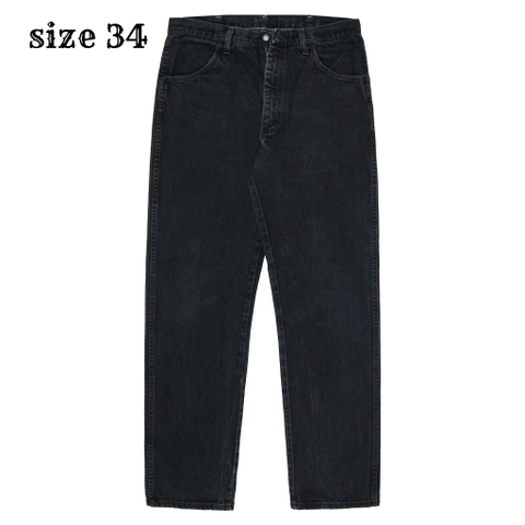 00s Rustler Black Denim Worker Jeans Size 34