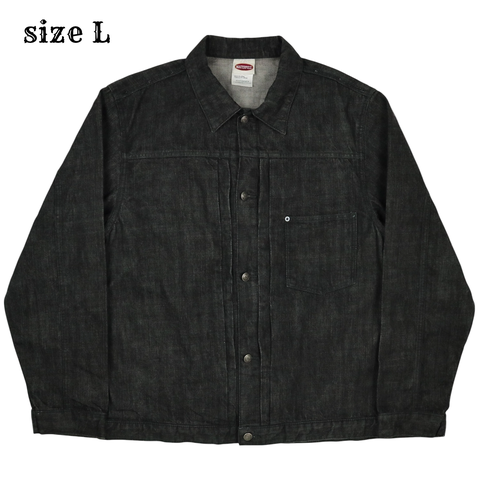 Masterpiece Japan Black Denim Jacket Size L