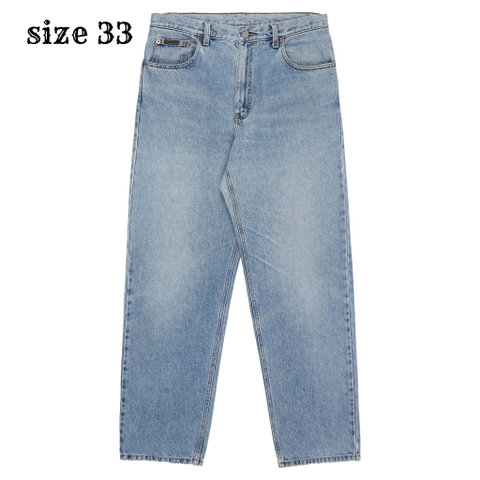 Vtg Calvin Klein Stone Wash Denim Jeans Size 33