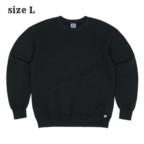 Vtg Russell Made in USA Black Sweater Size L