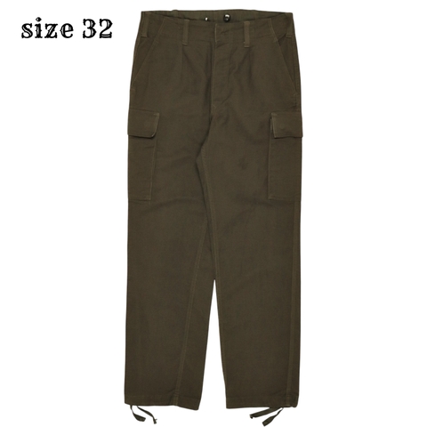 90s German Army Moleskin Cargo Pants Size W32