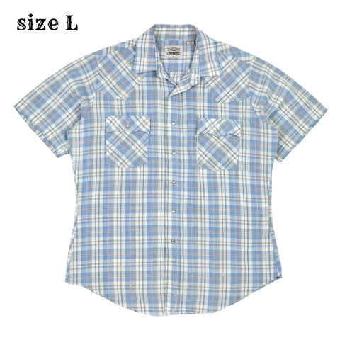 Vintage 80s Levi's S/S Western Shirt Size L